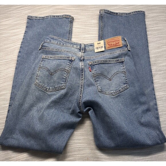 Levi's Women Super Low Bootcut Low Rise Zip Fly Stretch Jeans  28x 32 NWT - Picture 6 of 6